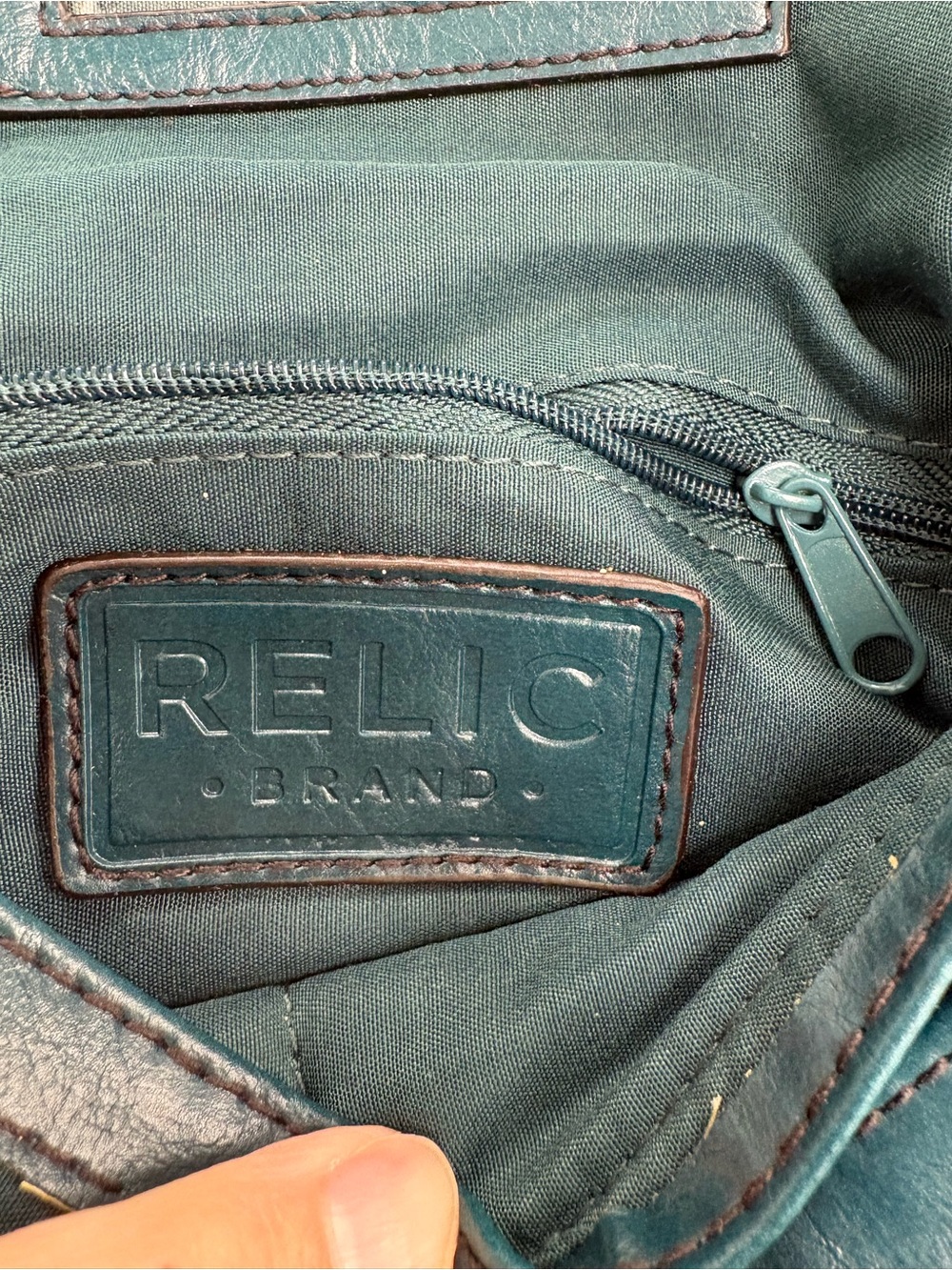 RELIC Teal Green Convertible Crossbody Clutch Wallet Purse - Picture 8 of 12